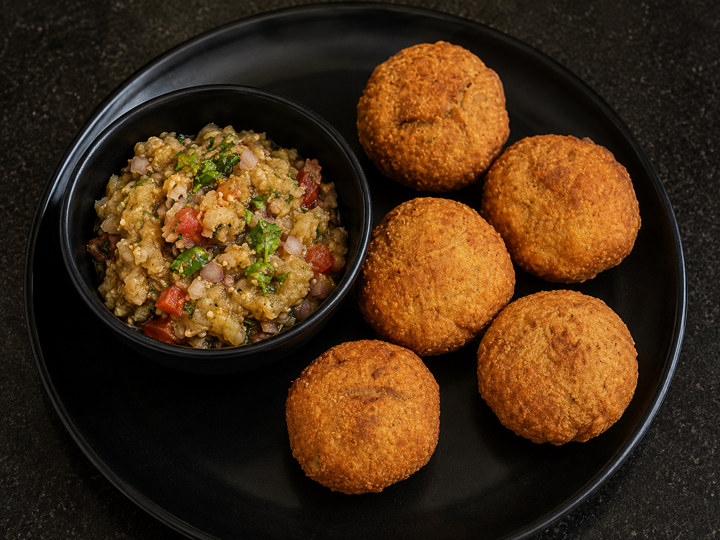 Fried Litti Chokha